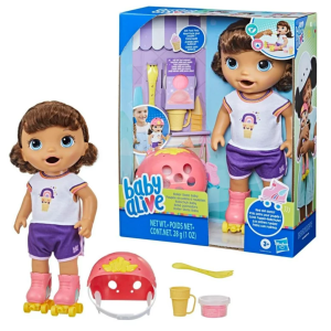 Baby Alive Patinadora Castaña 006