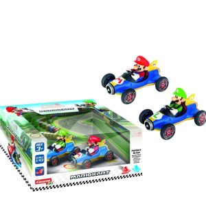 Mario Bros Mario Kart Mario y Luigi Carritos de Friccion Carrera 269