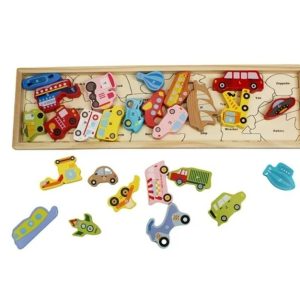 Spark Rompecabezas Madera Transportes 373